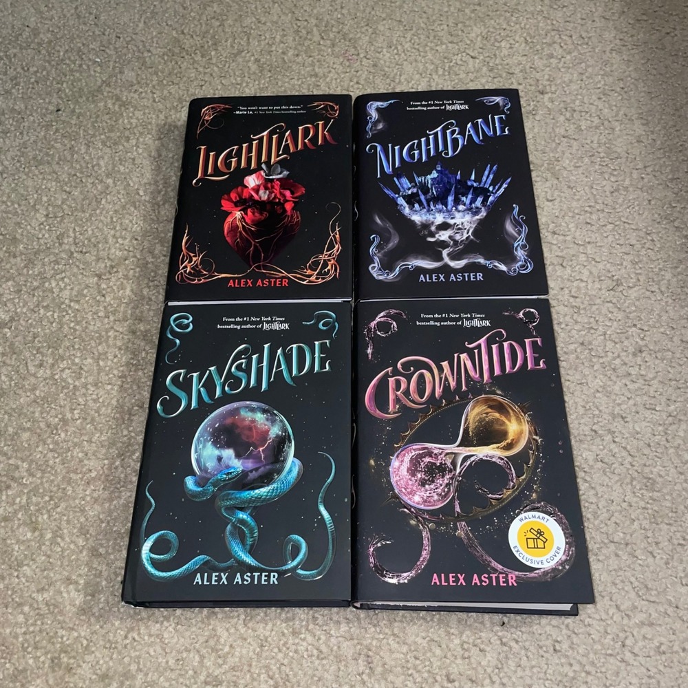 Alex Aster Lightlark Saga Book Set Hardcover Lightlark Nightbane Skyshade Crown